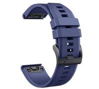 NotoCity Correa para Garmin Fenix 5/6/6 pro/7, 22mm Silicona Correa para Garmin Fenix 5 Plus/8 47mm/7 Pro, Instinct/2, Forerunner 935/945, Epix 2, Descent G1, Approach S60, Quatix 5(Azul oscuro)