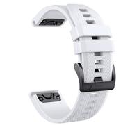 NotoCity Correa para Garmin Fenix 5/6/6 pro/7, 22mm Silicona Correa para Garmin Fenix 5 Plus/8 47mm/7 Pro, Instinct/2, Forerunner 935/945, Epix 2, Descent G1, Approach S60, Quatix 5(Blanco)