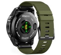NotoCity Correa para Garmin Fenix 5/6/7, 22mm Correa para Garmin Fenix 6 pro/7 pro/5 plus, Fenix 8/8 pro 47mm, Forerunner 965/955/935, Nylon Correas para Epix Gen 2, Quatix 7/6/5(Verde Militar)