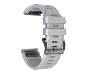 NotoCity Correa para Garmin Fenix 6 pro/6/7/5, Quickfit 22mm para Garmin Fenix 7 pro/5 plus/8/8 Pro 47mm, Forerunner 935/945/955/965, Silicona Correas para Epix Gen 2(Gris)