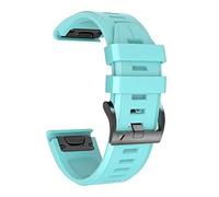 NotoCity Correa para Garmin Fenix 6 pro/6/7/5, Quickfit 22mm para Garmin Fenix 7 pro/5 plus/8/8 Pro/9/9 Pro 47mm, Forerunner 935/945/955/965, Silicona Correas para Epix Gen 2(Verde menta)