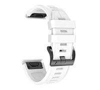 NotoCity Correa para Garmin Fenix 6 pro/6/7/5, Quickfit 22mm para Garmin Fenix 7 pro/5 plus/8/8 Pro/9/9 Pro 47mm, Forerunner 935/945/955/965, Silicona Correas para Epix Gen 2(Blanco)