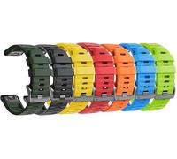 NotoCity Correa para Garmin fenix 6x/6x Pro, 26mm Correa para Garmin Fenix 5x/5x Plus/7x/7x Pro, Fenix 8/8 pro 51mm/3/3 HR Silicona Reemplazo Correas para, Quatix 7X, Epix Pro 51mm(7 piezas)
