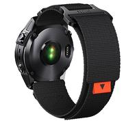 NotoCity Correa para Garmin Fenix 6X/6X Pro, 26mm Nylon para Garmin Fenix 7X/7X Pro/6X/5X/3/3HR, Fenix 8/8 Pro 51mm, Descent MK1/MK 2i/MK 2, D2 Delta PX/Charlie Reemplazo(Negro)