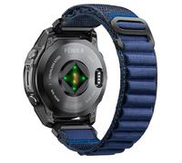 NotoCity Correa para Garmin Fenix 6x pro, Quickfit 26mm Correa para Garmin Fenix 8 51mm/7x/6x/7x pro/5x/5x plus/3/3HR, Nylon Gancho G Ajustable para Tactix 8 51mm, Enduro 2/3, Quatix 3/7x(Blu marino)
