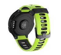 NotoCity Correa para Garmin Forerunner 735XT Forerunner 230/235/620/630/735XT, Correa de Repuesto de Ajuste Rápido(Green-black)