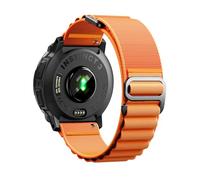 NotoCity Correa para Garmin Instinct/Instinct 2/3 Solar 45mm, 22mm Correa para Garmin Instinct Tactical/Crossover/2 Camo/3 AMOLED/Solar Tactical/E 45mm, Nylon Gancho G Ajustable(Naranja)