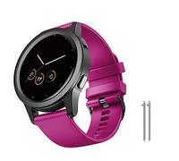 NotoCity Correa para Huawei Watch GT 2/Samsung Galaxy Watch 46mm/Gear S3 Classic/Frontier, 22mm Pulsera de Repuesto de Silicona Banda Ajustable (S, Fushia)