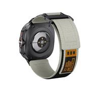 NotoCity Correa para Samsung Galaxy Watch Ultra 47mm, Correa de repuesto de nylon para Samsung Galaxy Watch 7 Ultra 47mm(Gris neblina)