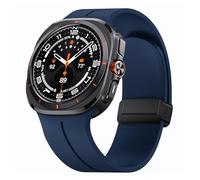 NotoCity Correa para Samsung Galaxy Watch Ultra, Correa de Silicona para Samsung Galaxy Watch Ultra 47mm para Hombre Mujer, Magnética Ajustable Pulsera Impermeable de Repuesto(Azul medianoche)