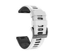NotoCity Fenix 6s Correa, Silicona Reemplazo Correa para Fenix 6s/Fenix 6s Pro/Fenix 5s/Fenix 5s Plus, 20mm Easy-Fit, (Blanco-Negro)