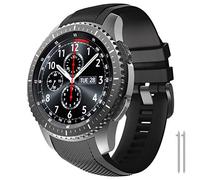 NotoCity Gear S3 Frontier/Classic/Galaxy Watch 46mm sin huecos 22mm correa de silicona para Samsung Gear S3 Frontier/Galaxy Watch 46mm