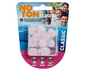 Noton ® | Protectores de cera Classic | Tapones de cera para la protección y el cuidado de los oídos | 10 Unidades