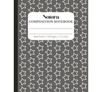 Notora Midnight Gray Composition Notebook - Professional Wide Ruled Notebook for Work, Study & Journaling (100 Pages, 7.5x9.25”): A sleek, modern gray ... students, and minimal design lovers.