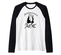 Notorious AOC Alexandria Ocasio-Cortez Meme Divertido Camiseta Manga Raglan