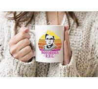 Notorious Ruth Bader Ginsburg RBG Blanco Taza regular Taza 330 ml de té de café