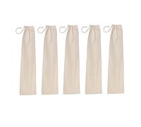 noTrash2003 Baguette - Bolsa de algodón con cierre de cordón (5 unidades)