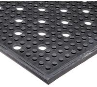NoTrax T23 General Purpose de goma estera multifunción de II seguridad/alfombrilla antifatiga para zonas húmedas o grasa, Width XLength, Negro, 1
