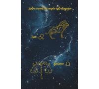 Notre carnet de couple astrologique Lion Balance: 80 pages lignées A5 - Carnet de notes d'amour à remplir au quotidien sur 1 mois - Journal de couple pour écrire, partager et se reconnecter