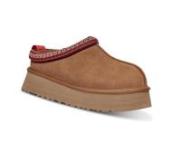 NOTRYA Women's Slippers Platform Mini Boots Slip on Fur Fleece Lined Suede Short Ankle Boots House slippers Anti-Slip Boot (38.5-39,Brown)