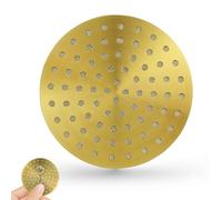 NOTSEK Puck Screen - Colador para café expreso (54 mm, 0,8 mm de grosor, con revestimiento de titanio, acero inoxidable 304, para portafiltros de 54 mm, dorado)