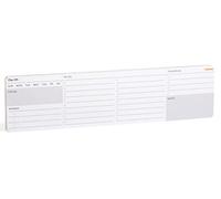 Notsu Bloc de notas para planificador diario Lite, minimalista, sin fecha, lista de tareas diarias y agenda por hora, almohadilla de planificación de productividad, se adapta debajo del teclado