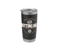 Notting Hill West London Coordenadas Etiqueta 2C Vaso térmico de acero inoxidable de doble pared