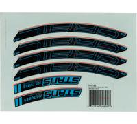 NoTubes Set de calcomanías para ZTR Grail MK3 azul 28"
