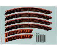 NoTubes Set de calcomanías para ZTR Grail MK3 naranja 28"
