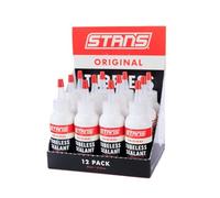 NoTubes Stan's Original Tubeless Tyre Sealant 12 X 60ml Sellador de neumáticos, Unisex, Azul, 60 ml
