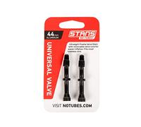 Notubes Valve Universelle en Aluminium, Noir jusqu'à 8 mm, Trou de Valve 44 mm.