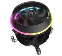Noua AKari Pro ARGB, Disipador CPU TDP 100W, Enfriador de Aire de CPU 2 Heatpipes, Ventilador PWM de 100mm para AM5,AM4,AM3 y Intel 1700,1200,1150,1155,1151,1150,1156,1366, Negro