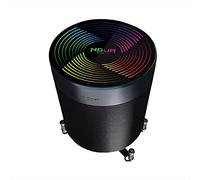 Noua Alaska ARGB, Disipador CPU TDP 150W, Enfriador de Aire de CPU 5 Heatpipes, Ventilador PWM de 60mm para AM5,AM4,AM3,AM2 y Intel 1700,1200,1155,1151,1150,1366, Negro
