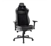 Noua Kui K7 Silla Gaming Profesional, PU, Silla Ajustable Giratoria para Juegos, Reposabrazos 2D, Soporte Lumbar y Reposacabezas, Clase 4, Carga Máxima de 150 kg, Gris