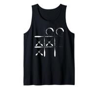 Noughts and Crosses - Disfraz Perezoso de Juego de Mesa de Halloween Camiseta sin Mangas