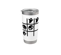 Noughts And Crosses - Divertido disfraz de Halloween Vaso térmico de acero inoxidable de doble pared