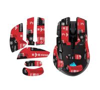 NOUKAJU Cinta de agarre para ratón, cobertura completa para Corsair IRONCLAW RGB, cinta de agarre antideslizante para ratones, autoadhesiva, precortada, resistente al sudor, kit de actualización