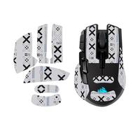 NOUKAJU Cinta de agarre para ratón, cobertura completa para Corsair IRONCLAW RGB, cinta de agarre antideslizante para ratones, autoadhesiva, precortada, resistente al sudor, kit de actualización