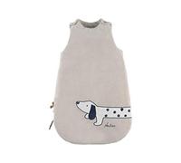 Noukies A&J A&Z Marley - Saco de dormir de terciopelo suave (70 cm), color beige