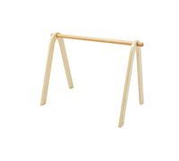 NOUKIE'S - Arco de despertar de madera natural - Fácil de montar y transportar - Estimula los sentidos desde el nacimiento hasta 6 meses - Ideal para alfombras o cuneta - Juego de actividades se vende