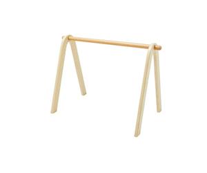 NOUKIE'S - Arco de despertar de madera natural - Fácil de montar y transportar - Estimula los sentidos desde el nacimiento hasta 6 meses - Ideal para alfombras o cuneta - Juego de actividades se vende