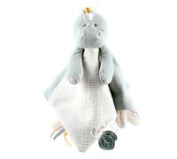 NOUKIE'S - Doudou Niño - Doudou de algodón orgánico - Stegi le Stegosaurio - Multifuncional - Verde/Blanco - 1 Unidad