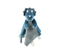 Noukie's - Doudou Niño - Peluche de Terciopelo - Ops Le Triceratotops - Multifuncional - Azul - 1 Unidad