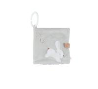 NOUKIE'S - Libro de actividades de peluche - Juguete de despertar para bebé - Conejo Verdi - Ideal para regalo