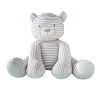 Noukie's N2012.80 - Peluche de Tigre Milo, 80 cm, Aterciopelado, Gris/Blanco