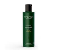 MÁDARA Organic Skincare | Champú nutritivo y reparador 250 ml - champú fortalecedor con extractos de ortiga del norte y membrillo para cabello seco y dañado