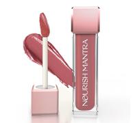 Nourish Mantra Lápiz labial líquido mate cremoso con SPF, a prueba de agua, a prueba de manchas, transferencia, larga duración, se adapta a todos los tonos de piel (malva - baya natkhat)