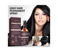 Nourishing Black Hair Spray - Covers White Hair, Promotes Growth, Soft & Glossy Finish - 100ml