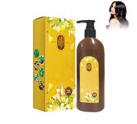 Nourishing Plant-Based Hair Color, Long-Lasting & Natural Hair Color Shampoo for Gray Hair Cover Up, New 3 In1 Shampoo Hair Colorant for Women & Men, Softens and Adds Shine Hair Dye (Natural Black)