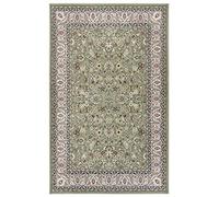 Nouristan Aljars Design Alfombra Oriental - Alfombra Oriental de Pelo Corto, Ideal para salón, Cocina, Dormitorio, Oficina, Comedor, 160 x 230 cm, Verde Salvia, Crema